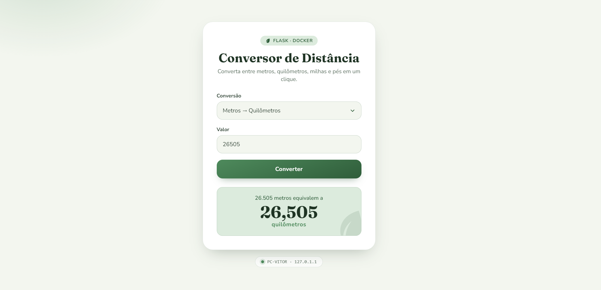 Demo estática no GitHub Pages