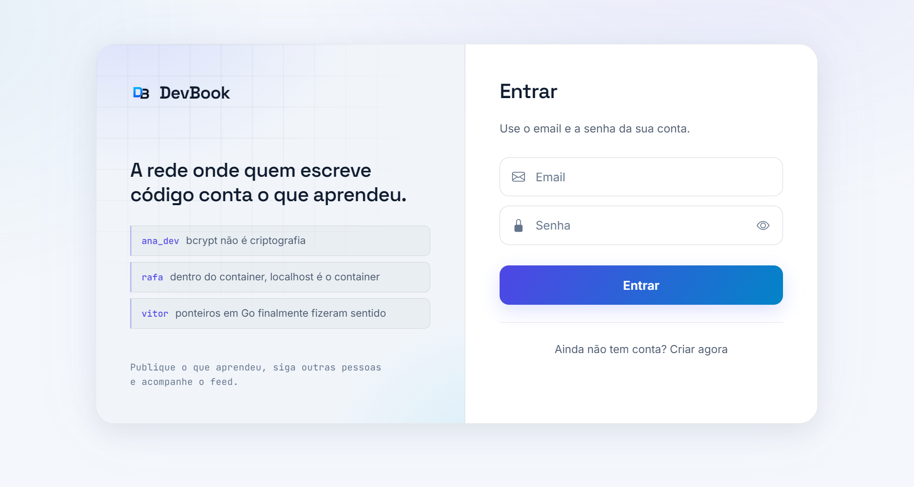 Banner do projeto DevBook