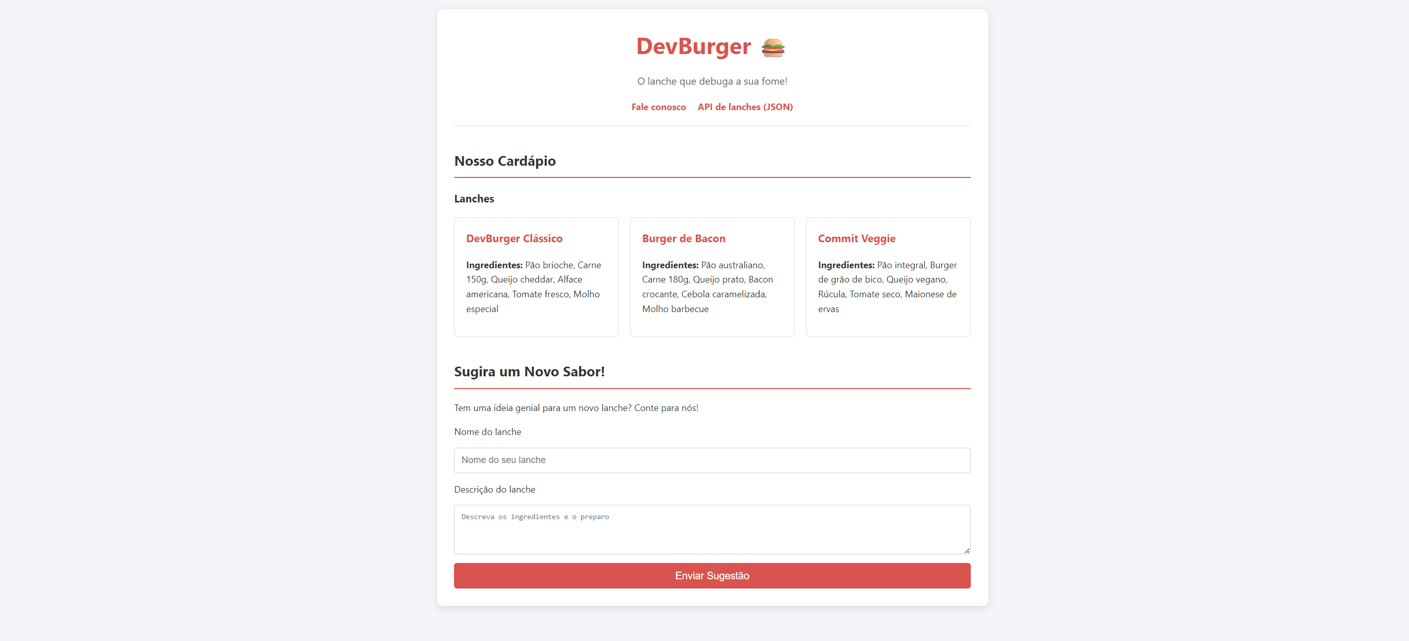 Banner do projeto DevBurguer