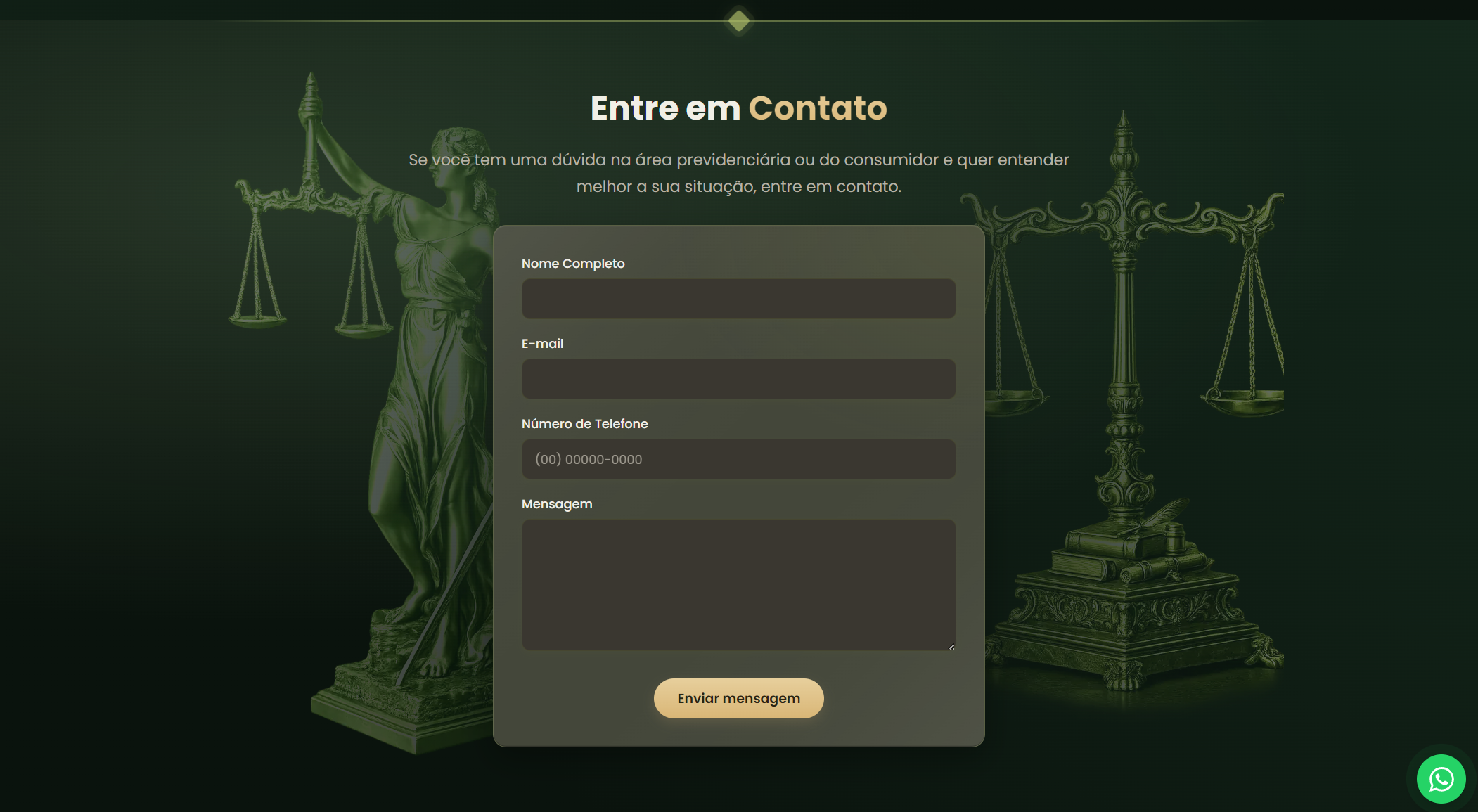 Formulário de contato