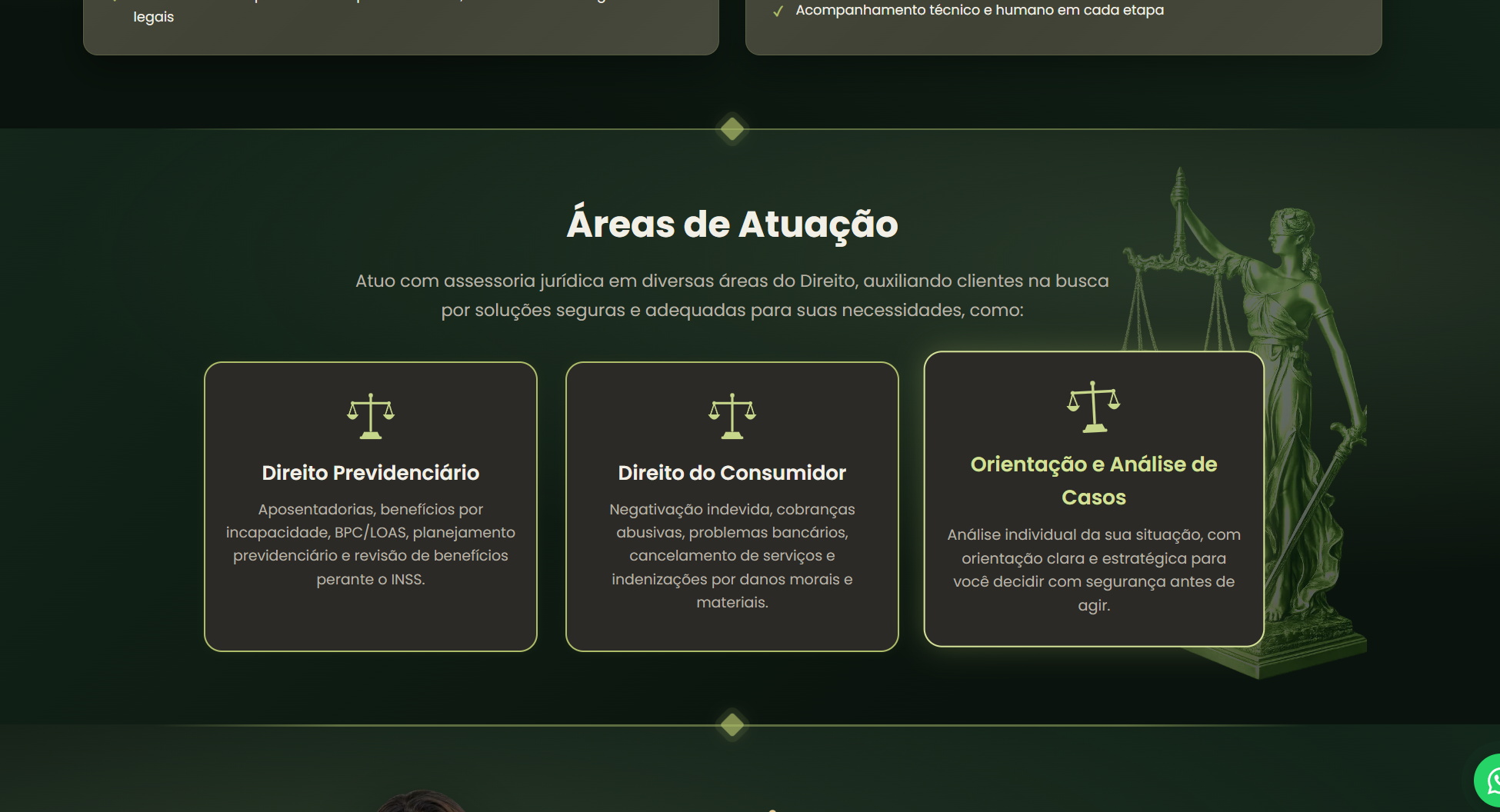 Versão mobile do site